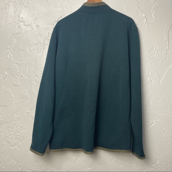 Life Is Good half zip Fleece Sweater Green L - Picture 2 of 7